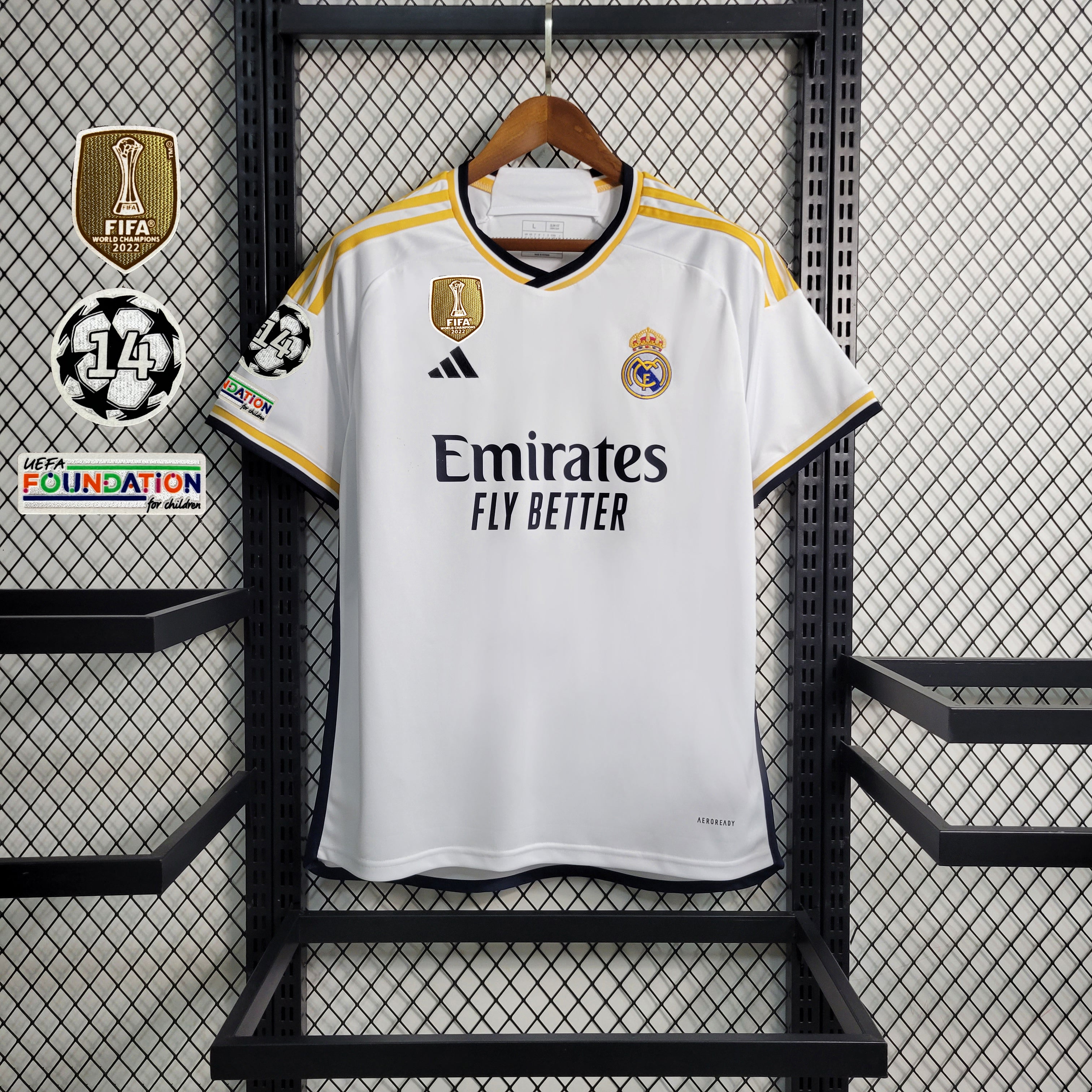 REAL MADRID CAMISETA CONMEMORATIVA deals CHAMPIONS 14. SPECIAL EDITION. ALL PATCHES. A