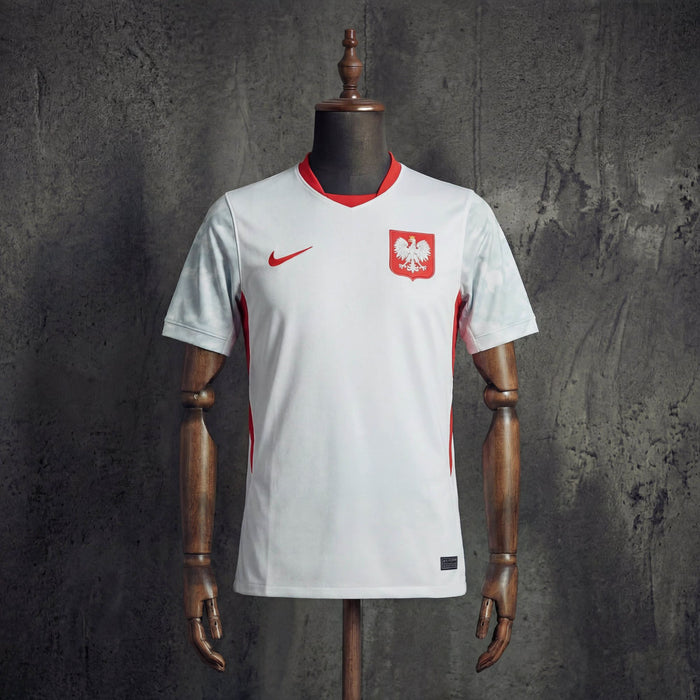 Maillot Pologne Domicile Blanc Coupe du Monde 2026 – Version Fan Nike