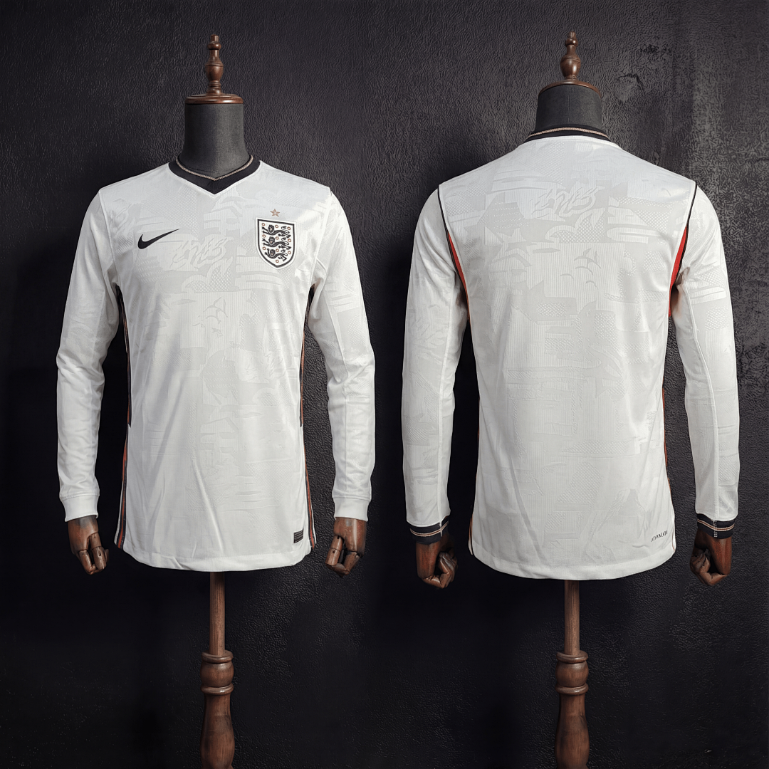 Angleterre Domicile Player Manches longues Coupe du monde taille S