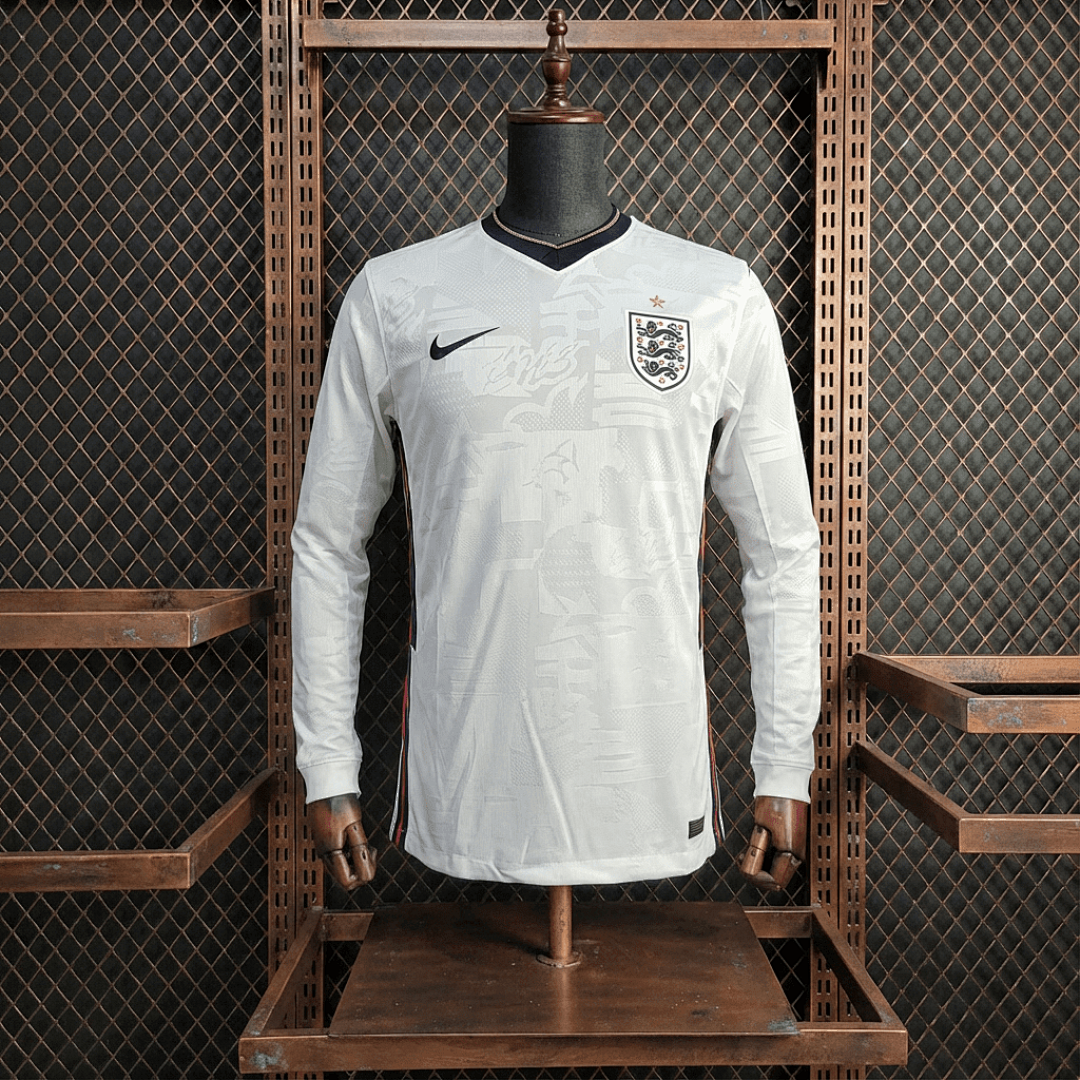 Angleterre Domicile Player Manches longues Coupe du monde taille M