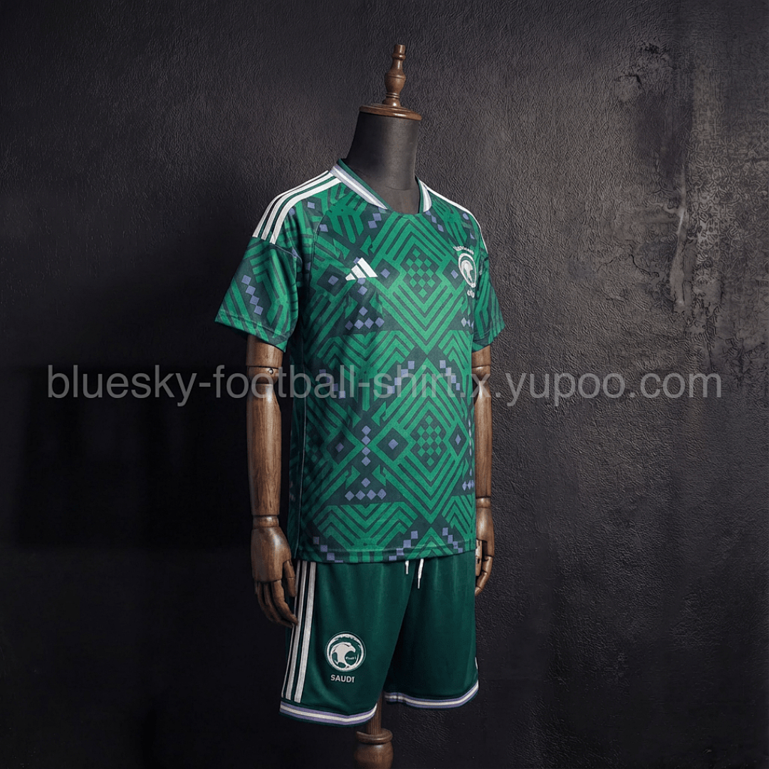 Arabie Saoudite Domicile Fan Enfant Coupe du monde taille 12-13 ans