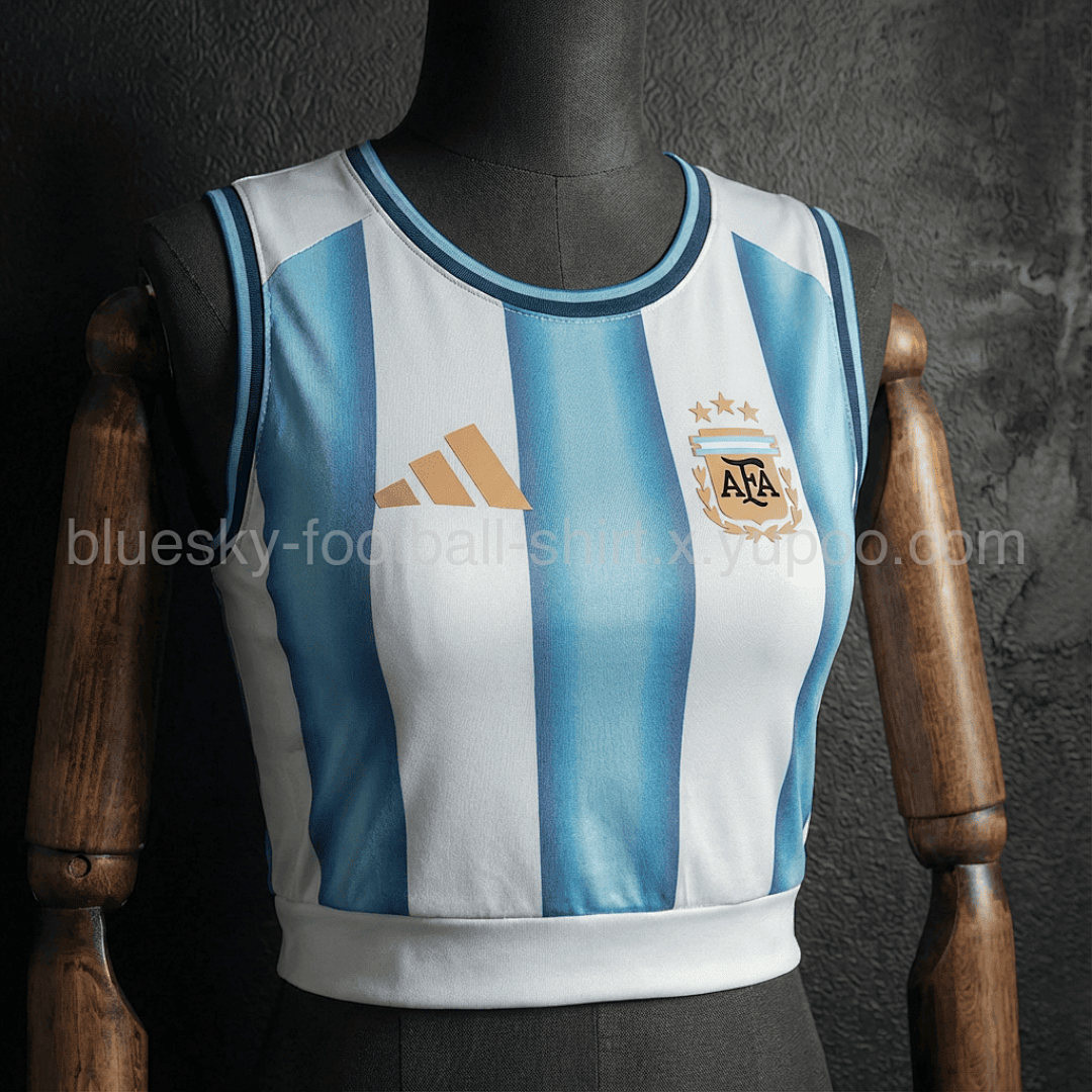 Argentine Domicile Fan Femme Coupe du monde taille S