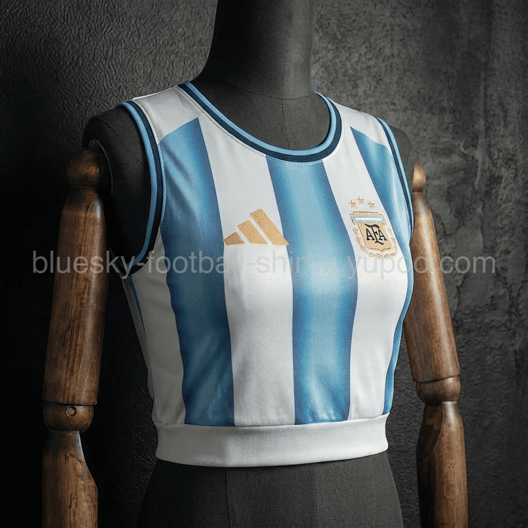Argentine Domicile Fan Femme Coupe du monde taille M