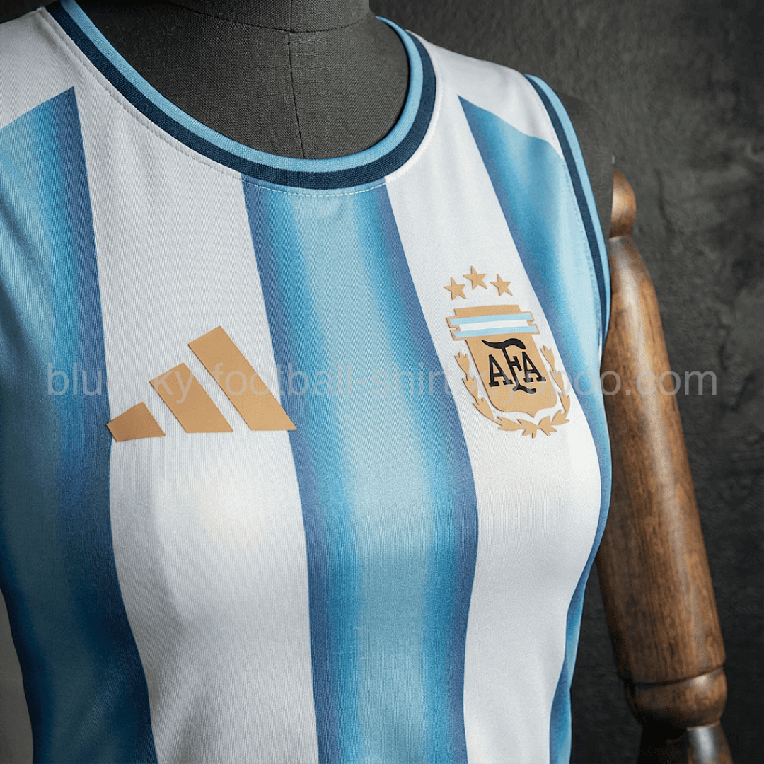 Argentine Domicile Fan Femme Coupe du monde taille XL