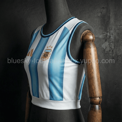 Argentine Domicile Fan Femme Coupe du monde vue 6