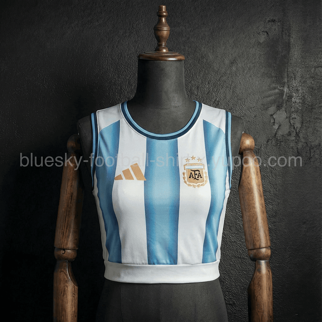 Argentine Domicile Fan Femme Coupe du monde vue 7