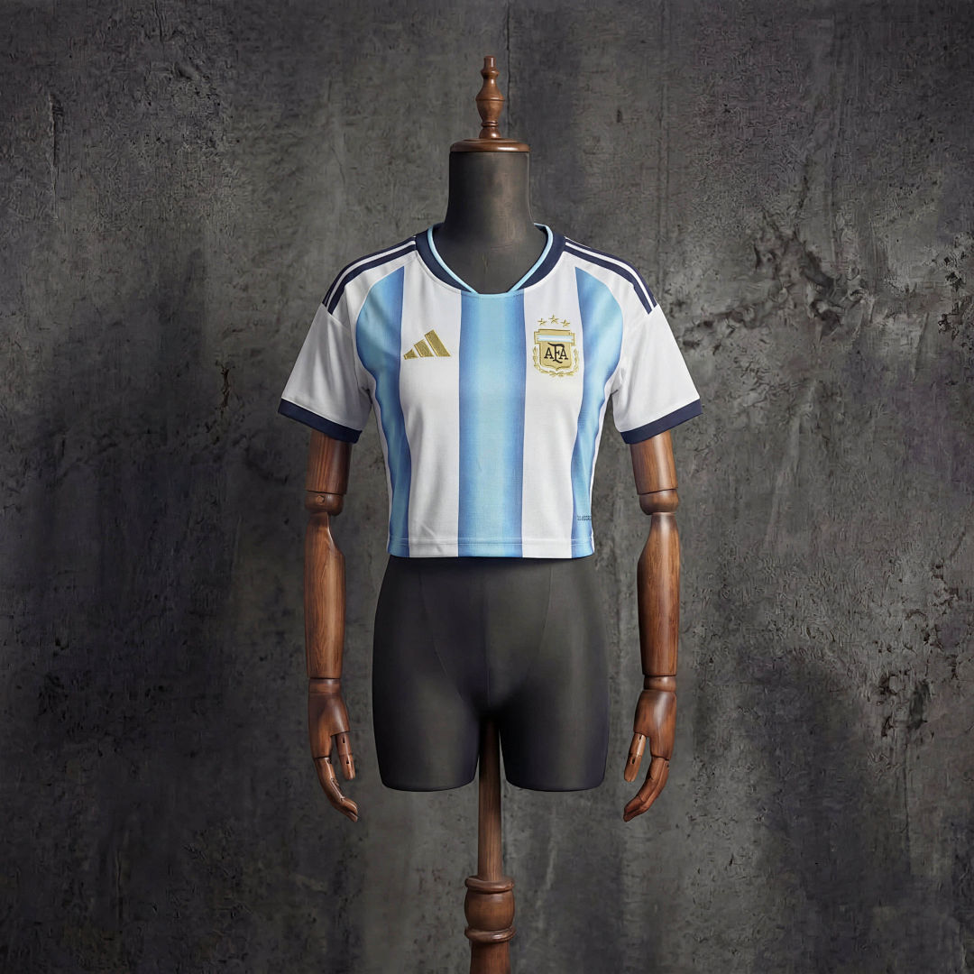 Argentine Domicile Fan Femme Coupe du monde vue 8