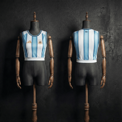 Argentine Domicile Fan Femme Coupe du monde taille XS