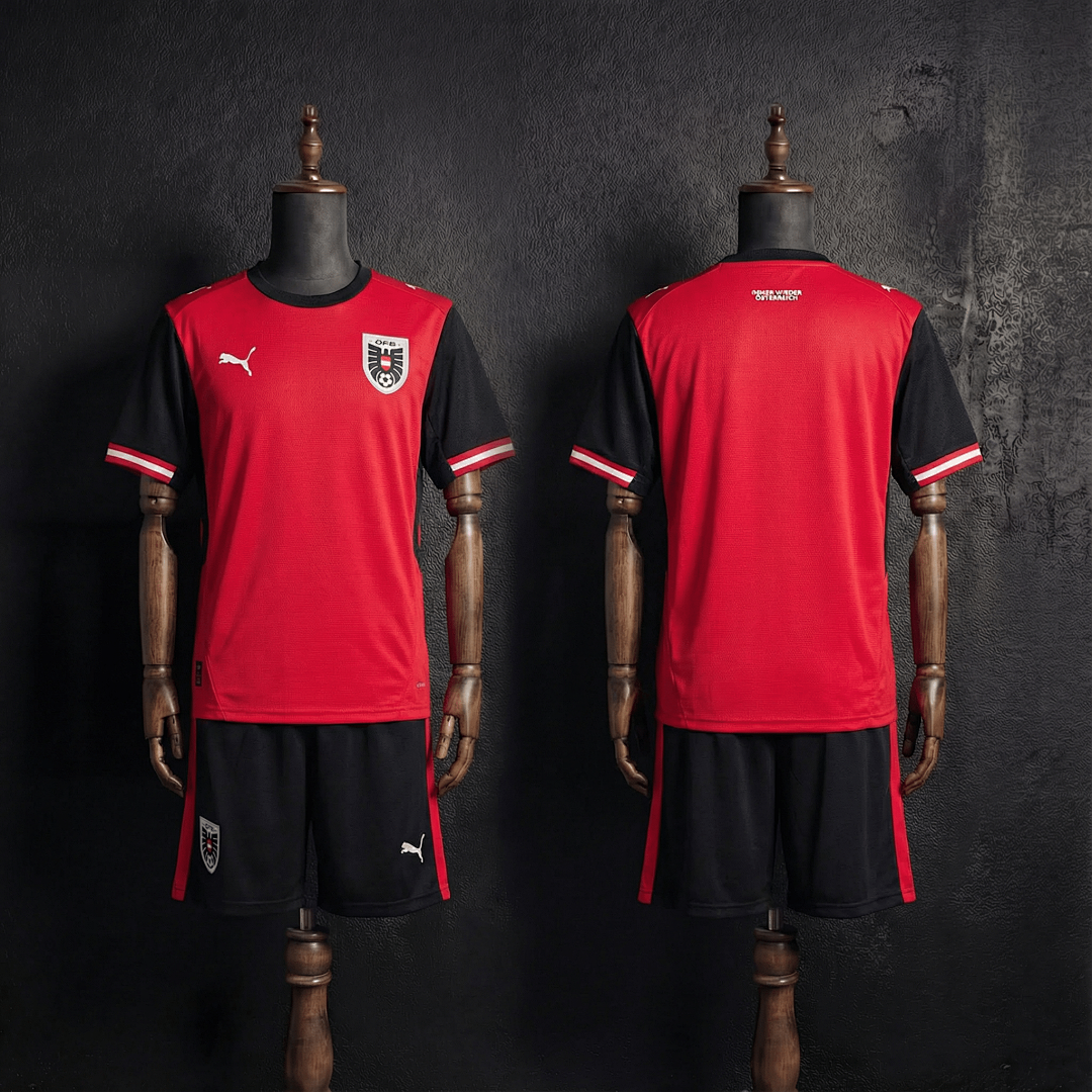 Autriche Domicile Fan Enfant Coupe du monde taille 4-5 ans