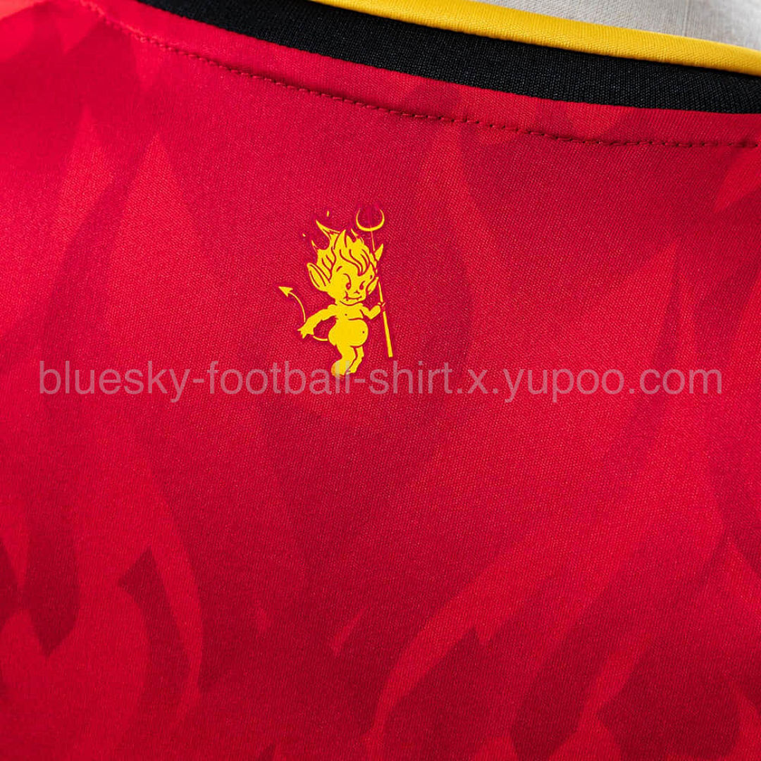 Belgique Domicile Fan Manches longues Coupe du monde taille XL