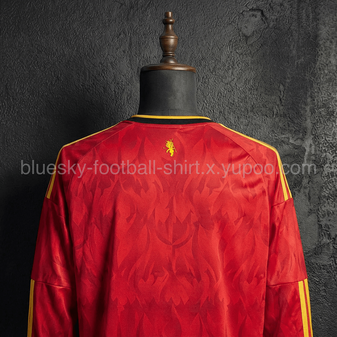 Belgique Domicile Fan Manches longues Coupe du monde vue 7