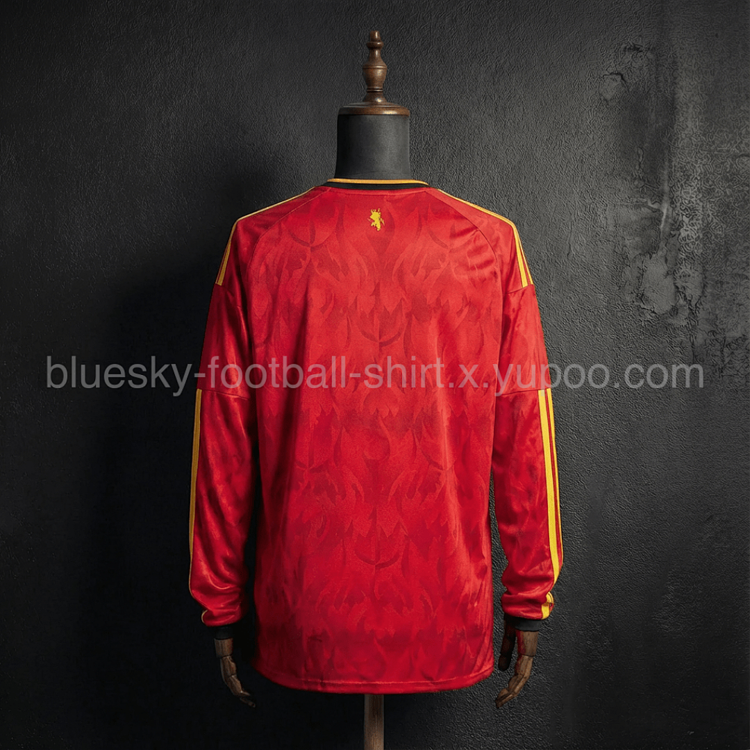 Belgique Domicile Fan Manches longues Coupe du monde vue 30