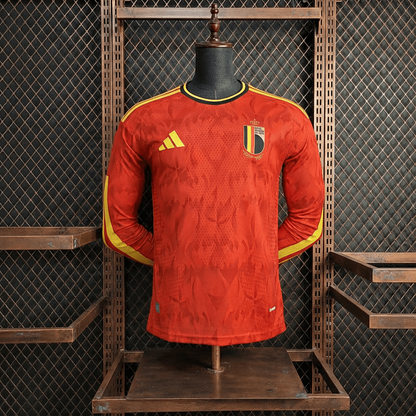 Belgique Domicile Player Manches longues Coupe du monde vue 7