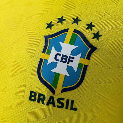 Brésil Domicile Player Manches longues Coupe du monde