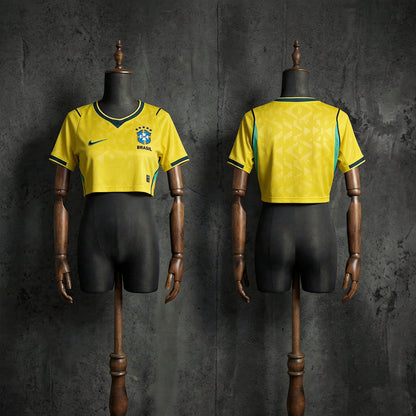 Brésil Domicile Fan Femme Coupe du monde taille M