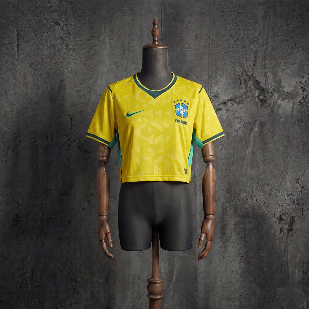 Brésil Domicile Fan Femme Coupe du monde vue 6