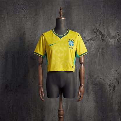 Brésil Domicile Fan Femme Coupe du monde vue 6