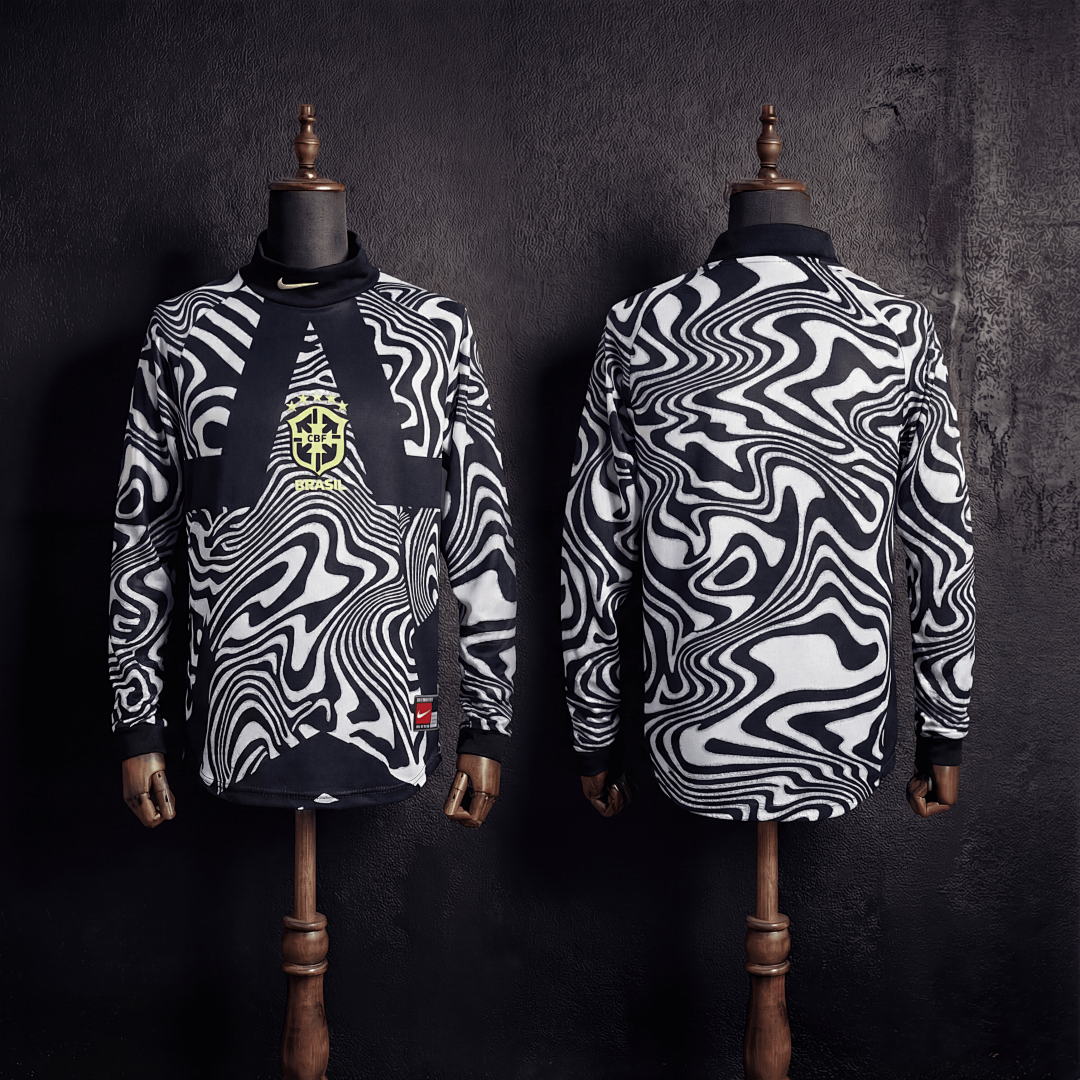 Brésil Gardien Fan Manches longues Coupe du monde taille S