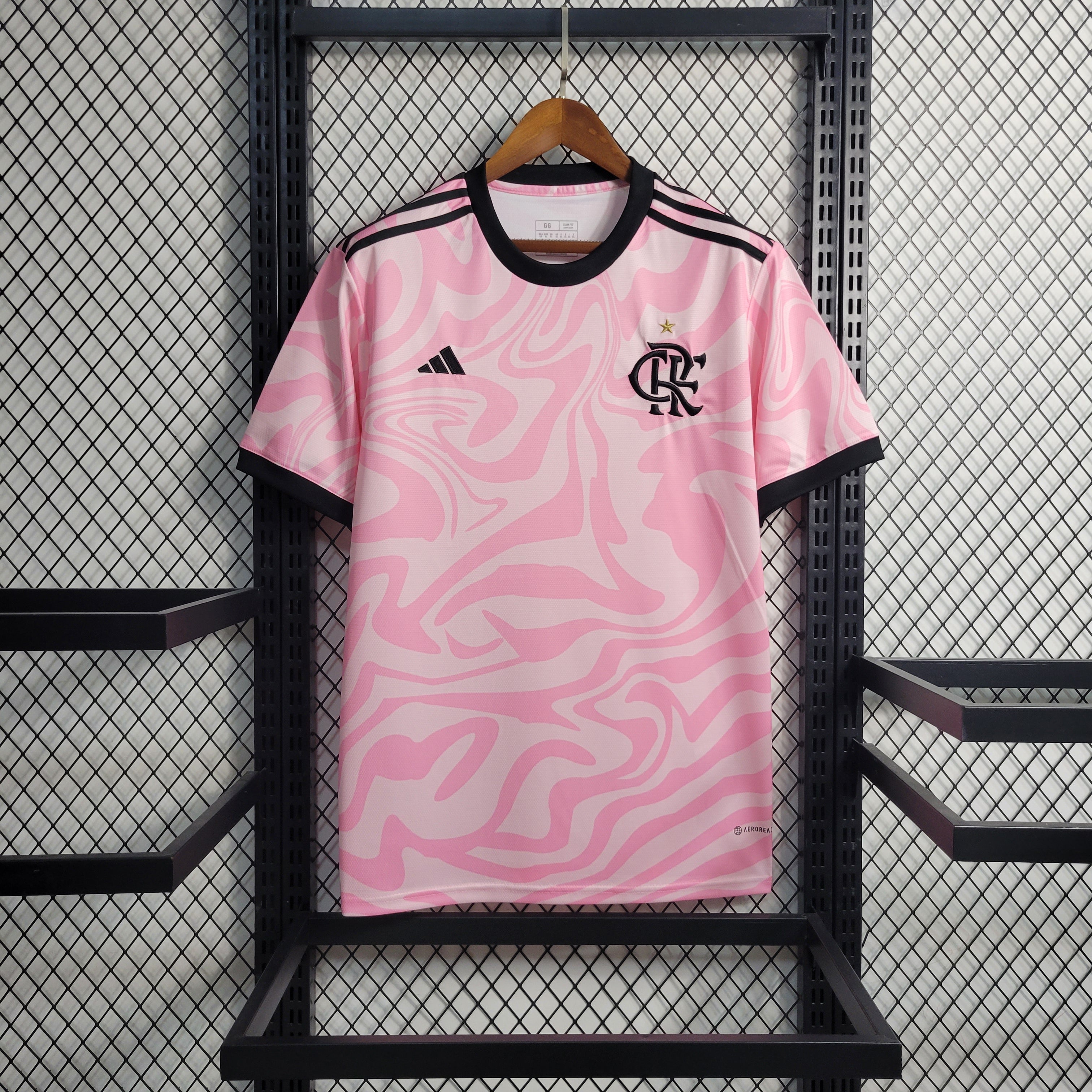 Flamengo Rose Edition Special Fans 23 24 MDF MAILLOT DE FOOT