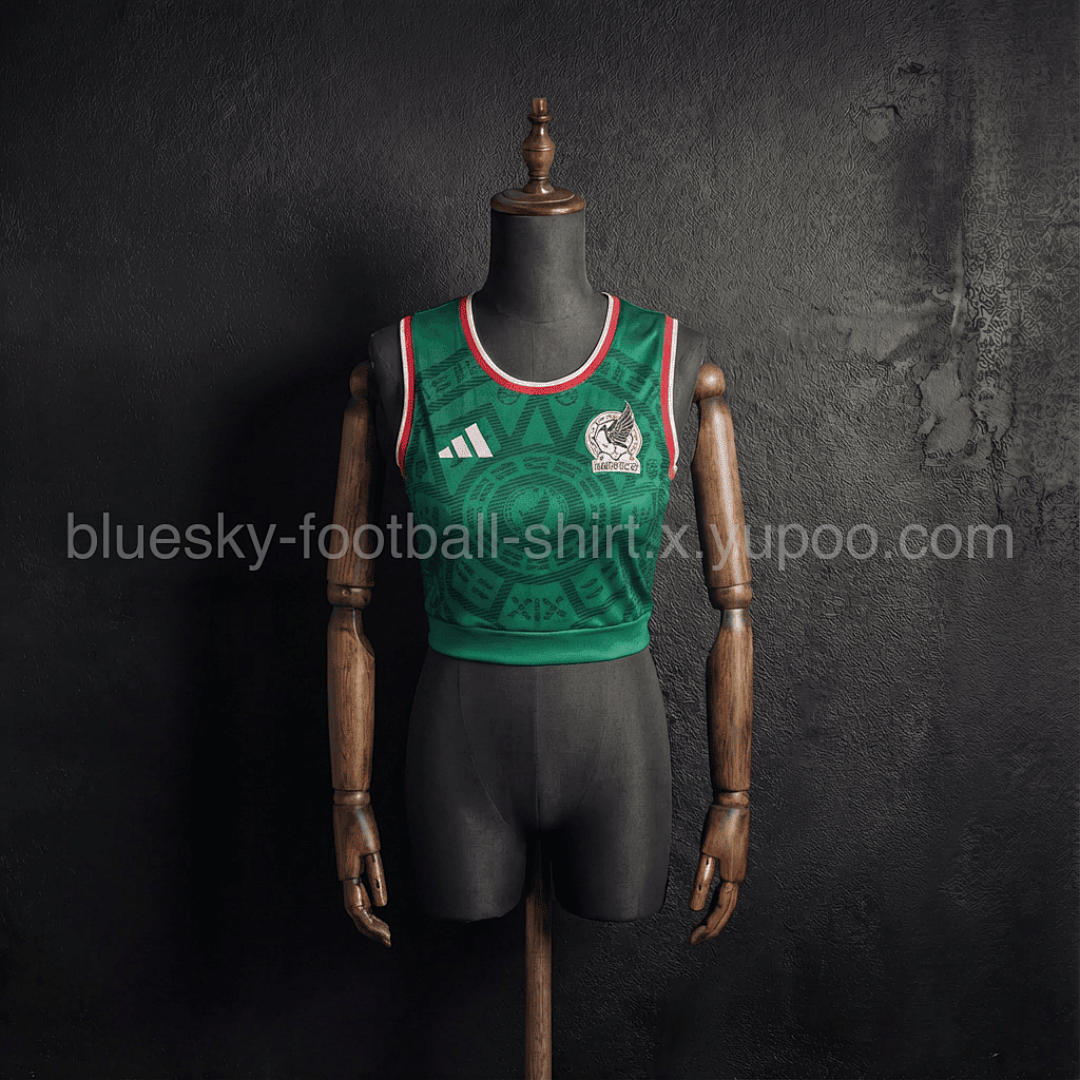 Mexique Domicile Fan Femme Coupe du monde taille S