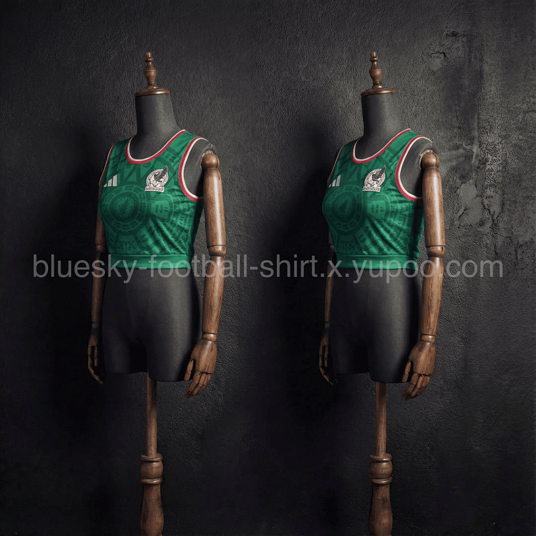 Mexique Domicile Fan Femme Coupe du monde taille XL