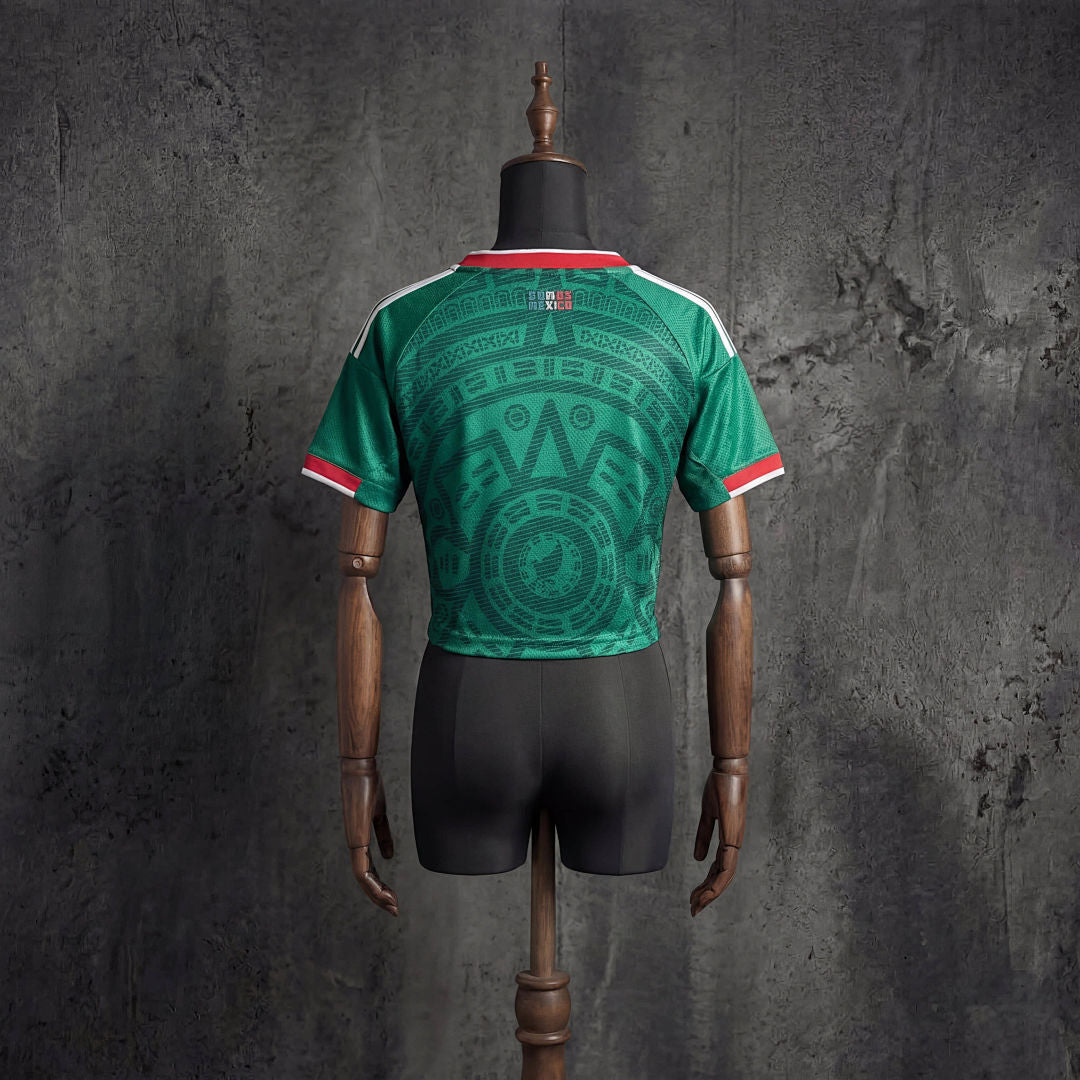 Mexique Domicile Fan Femme Coupe du monde vue 8