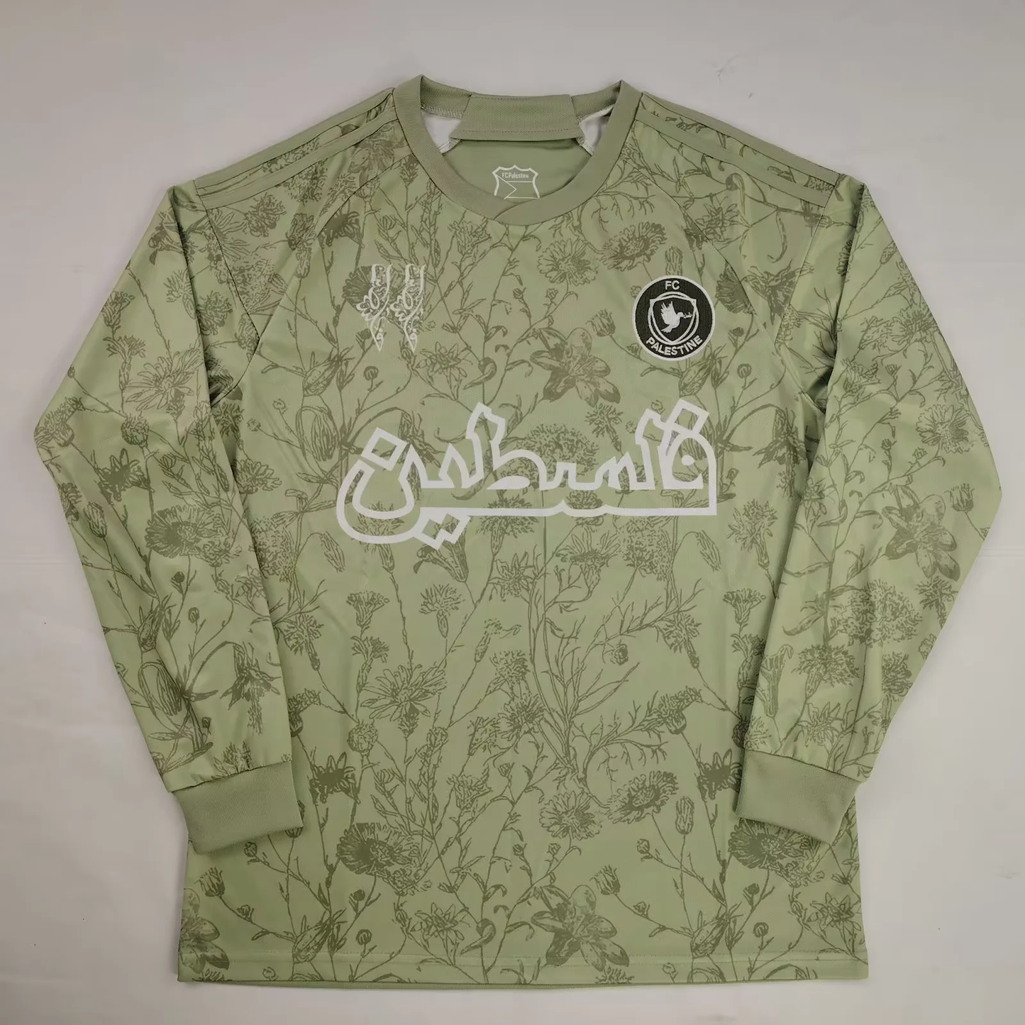 Palestine FC Vert Floral Longue Manche Fans 25/26