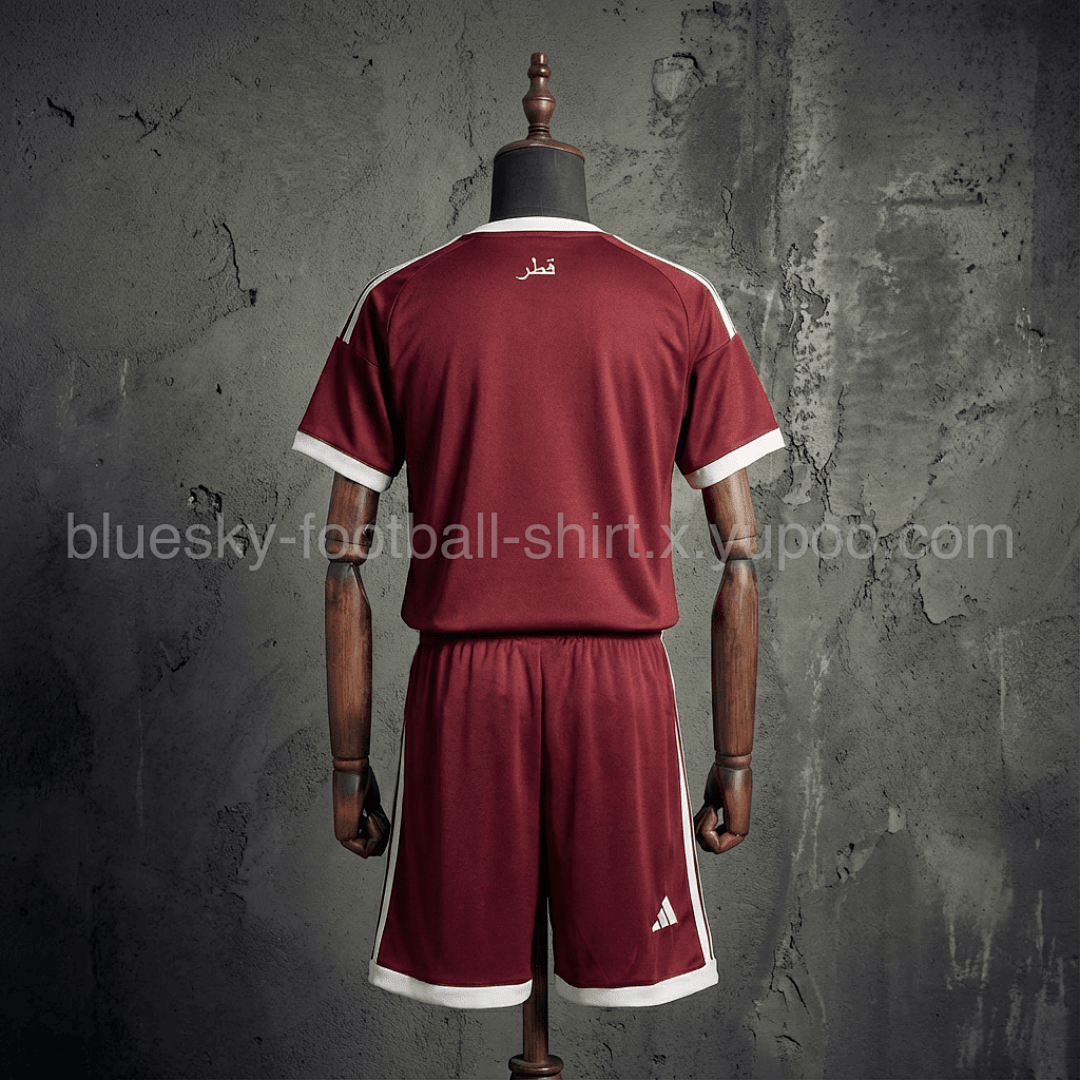 Qatar Domicile Fan Enfant Coupe du monde taille 12-13 ans