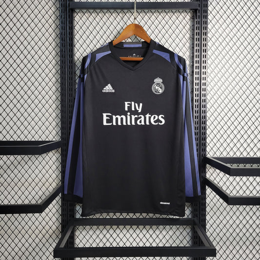 Retro Real Madrid Second Extérieur Longue manche 2016/2017