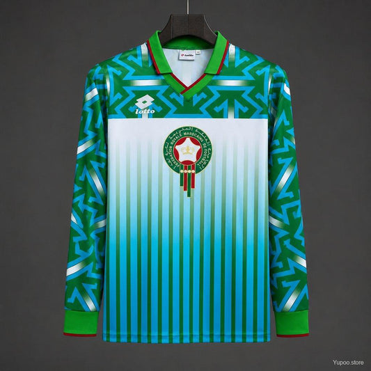Maillot Maroc Domicile Rétro 1994 Manches Longues