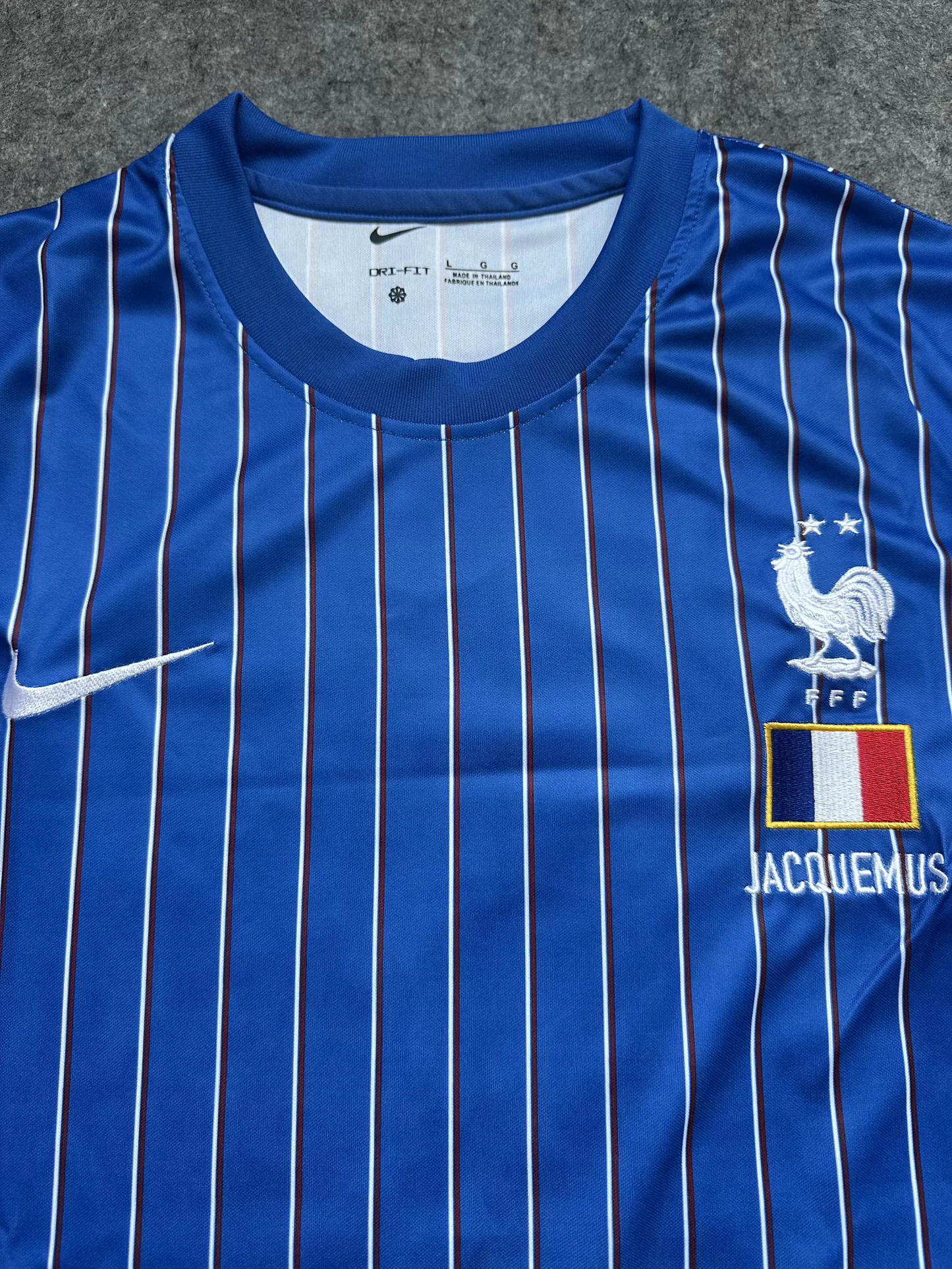 Maillot Avant-Match Nike x Jacquemus France - Bleu Royal