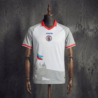 Maillot Haïti Extérieur Blanc Coupe du Monde 2026 – Version Fan Saeta