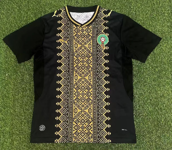 Maillot Maroc 2026 Noir & Or Puma – Lions de l'Atlas