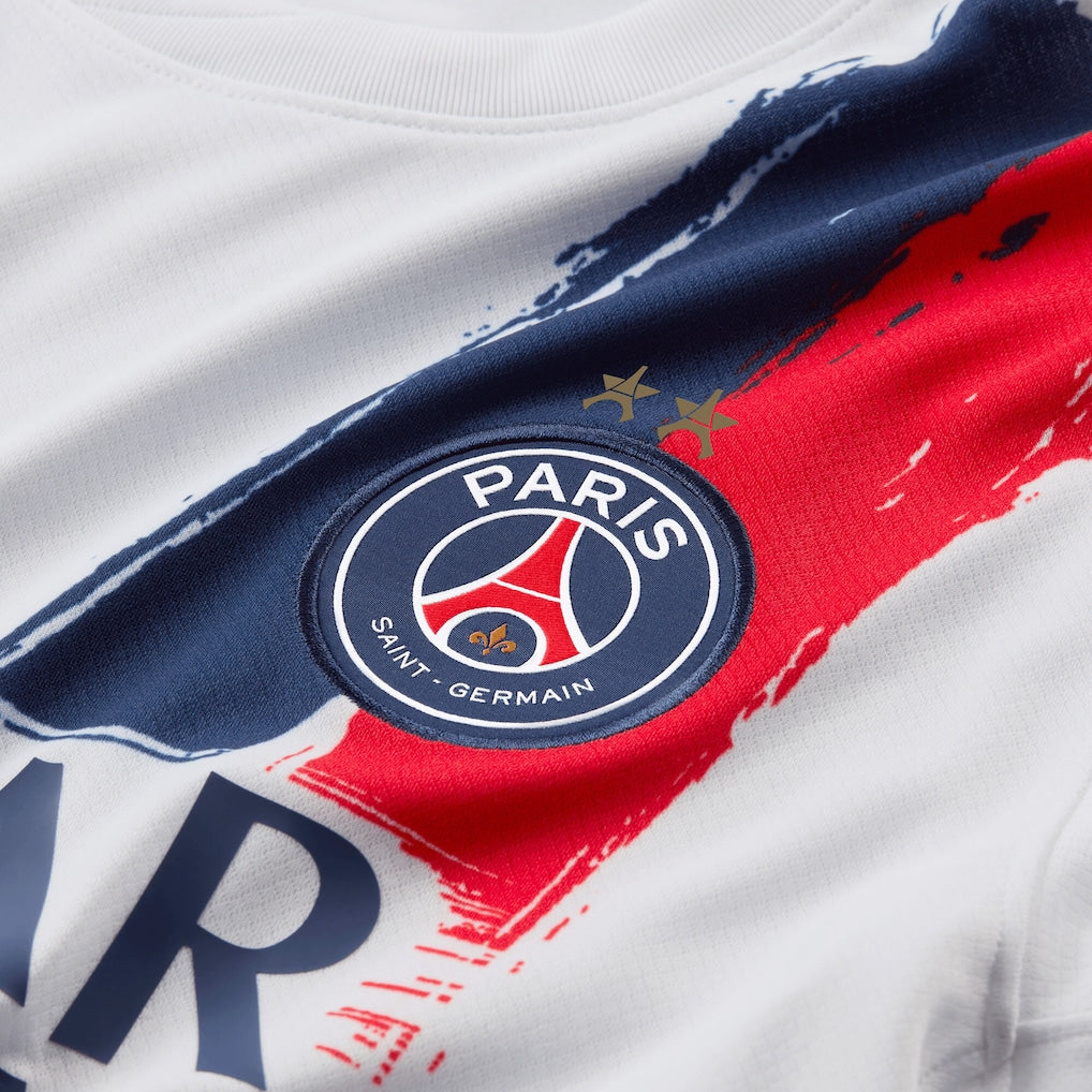 Maillot PSG Back 2 Back Extérieur 26/27 – Détail dos flocage Back2Back 26 Champions de la Ligue des Champions