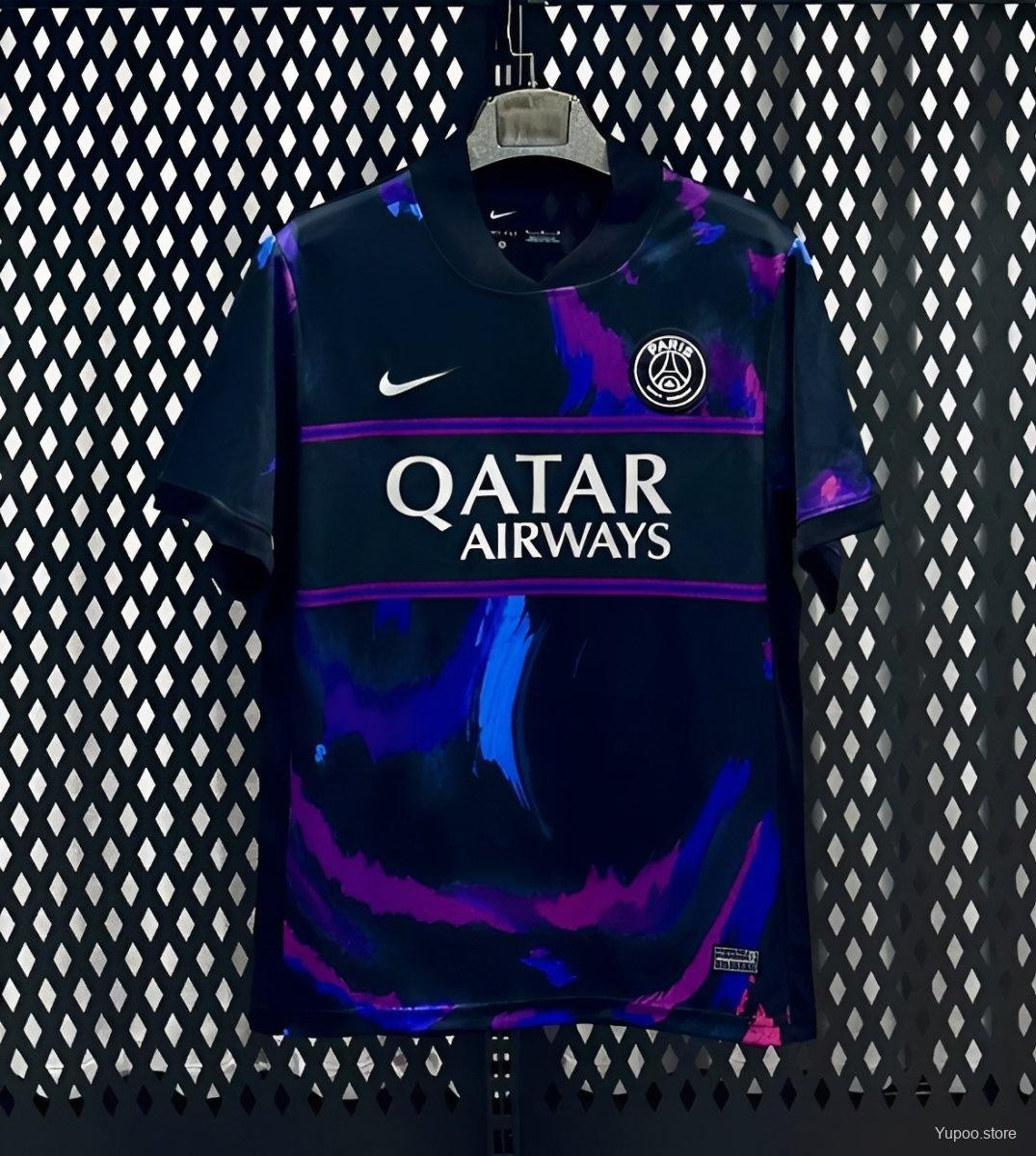 Maillot PSG 2025-26 Édition Spéciale Noir - Night Edition