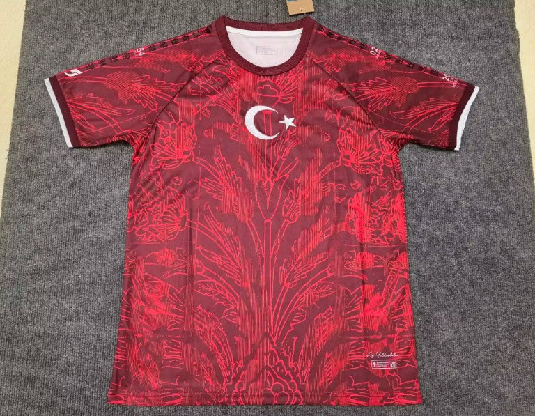 Maillot Turquie Third Édition Spéciale Bordeaux Coupe du Monde 2026 – Motif Tulipe
